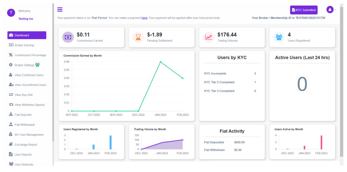 Broker Dashboard